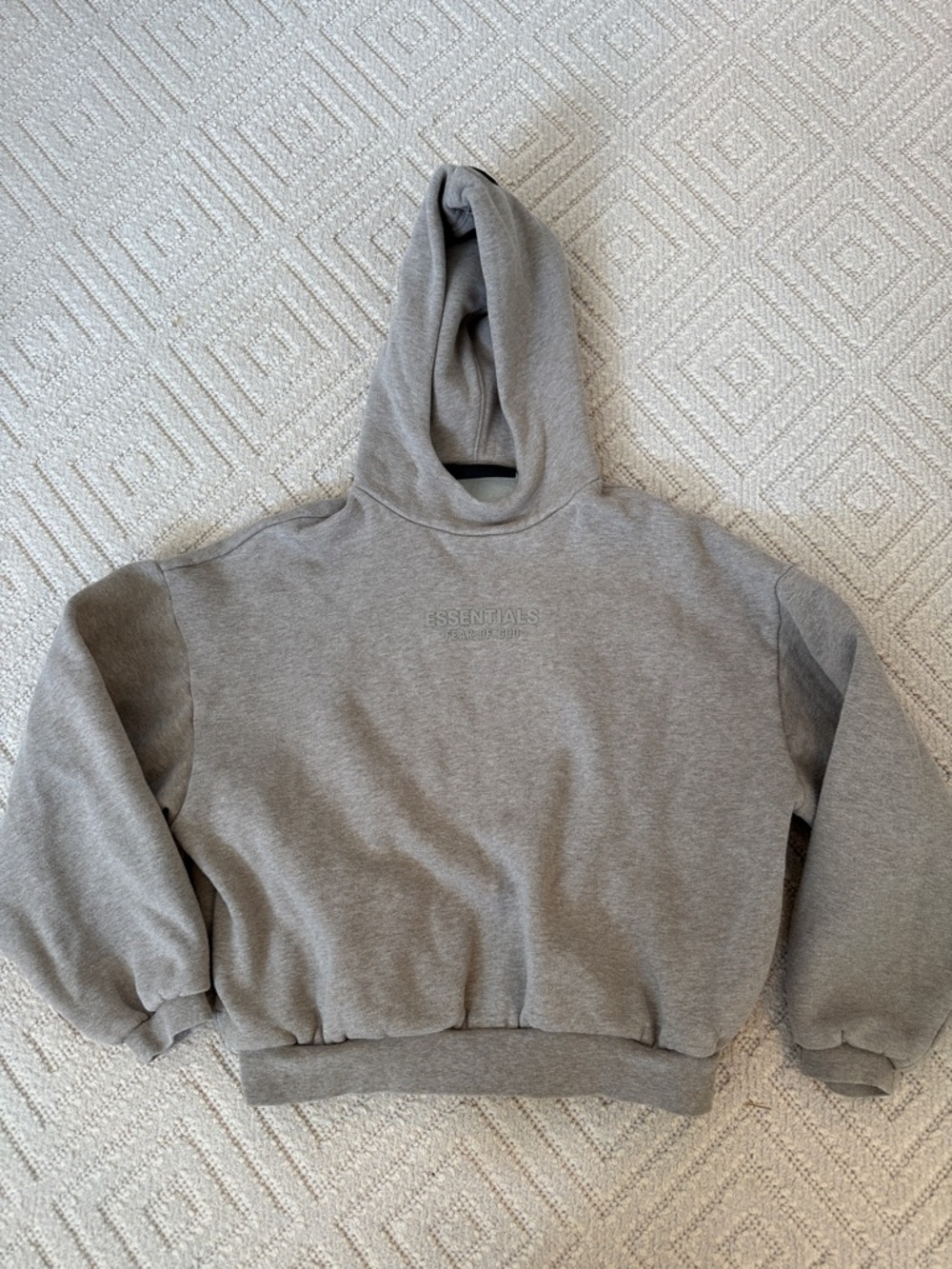 Fear of God Kids Greige Pullover Hoodie